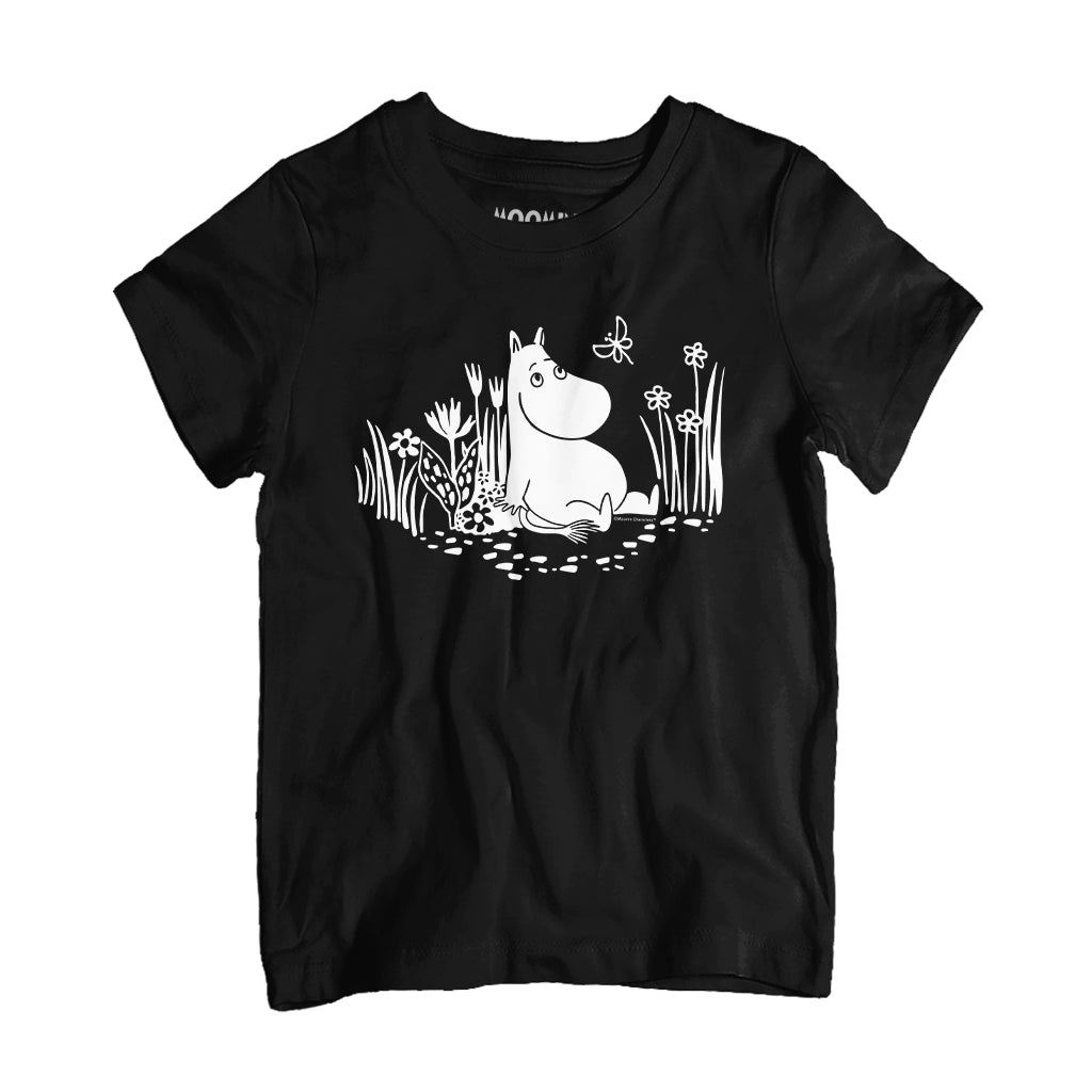 Moomintroll Relaxing In The Garden Kids T-Shirt