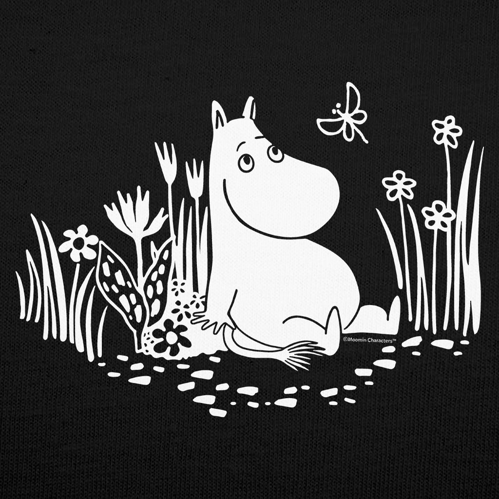 Moomintroll Relaxing In The Garden Adult T-Shirt