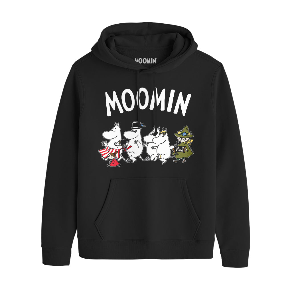 Moomin Family Walking Adult Hoodie | Moomin Shop US