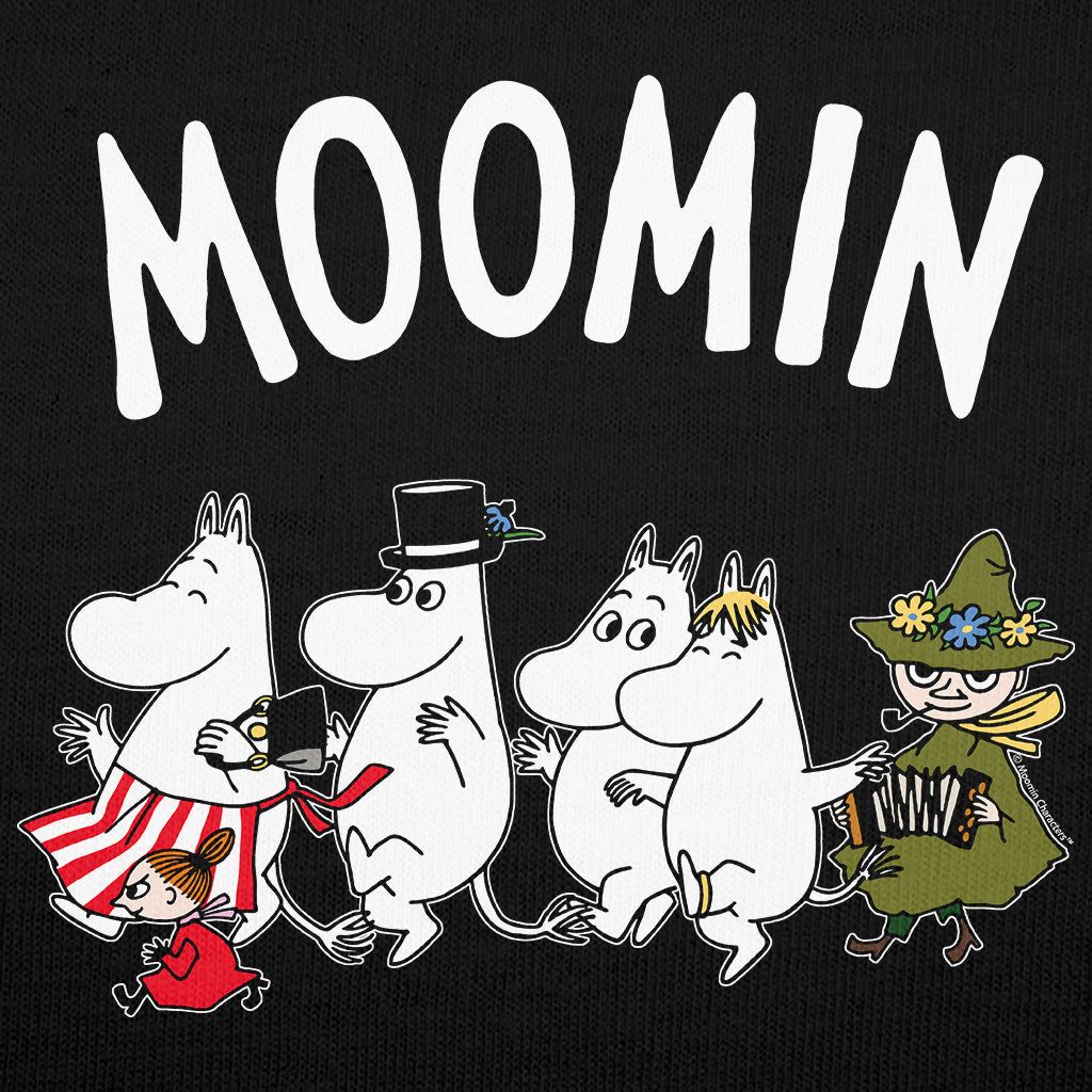 Moomin Family Walking Adult Hoodie