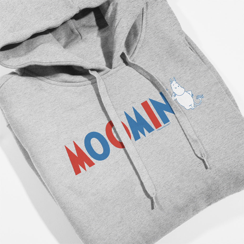 Moomin Red And Blue Logo Adult Hoodie