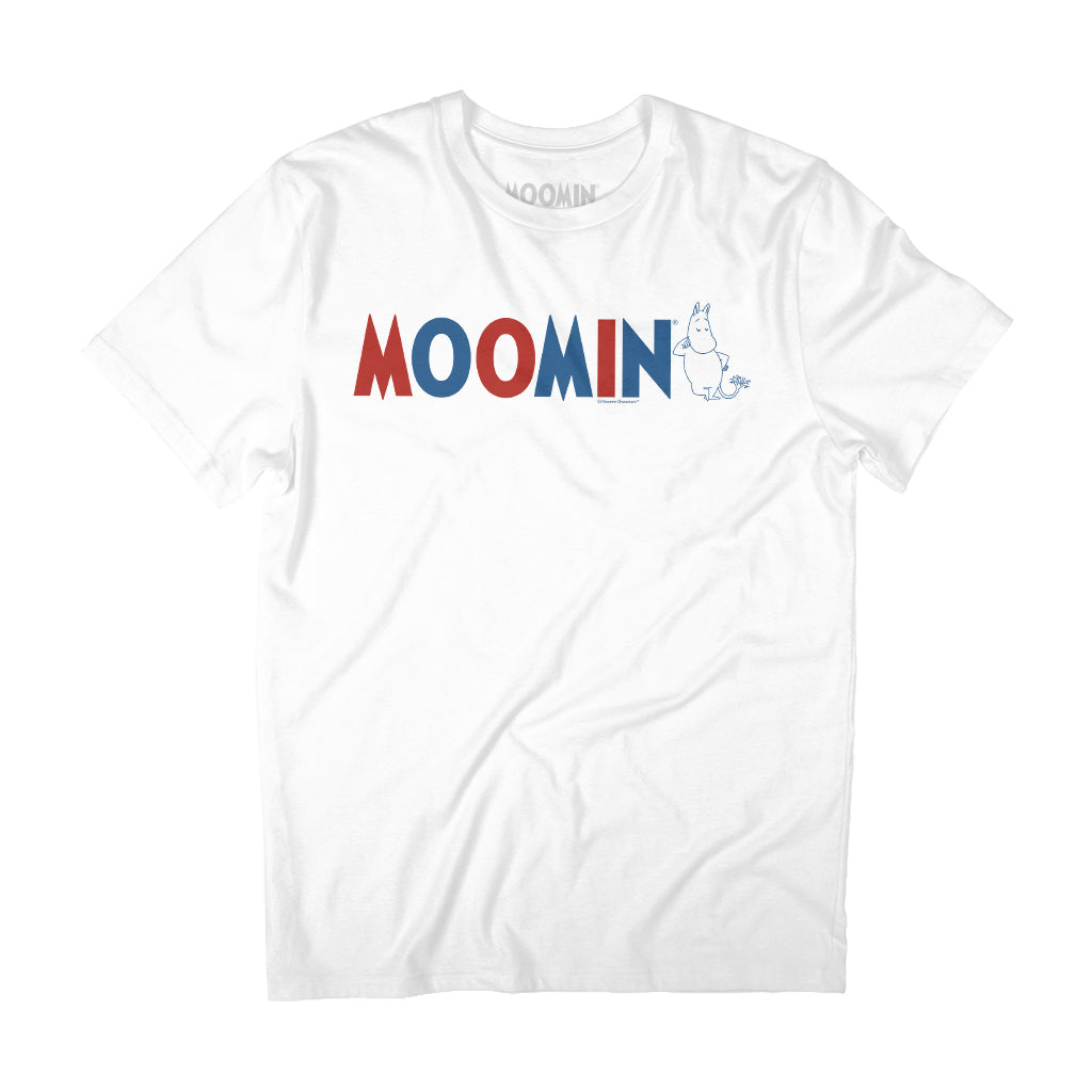 Moomin Red And Blue Logo Logo Adult T-Shirt