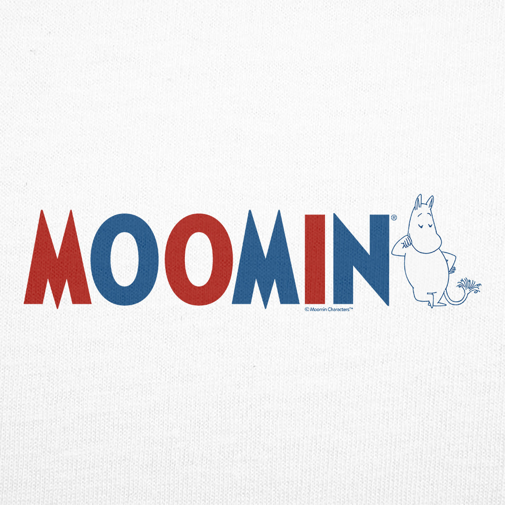 Moomin Red And Blue Logo Logo Adult T-Shirt