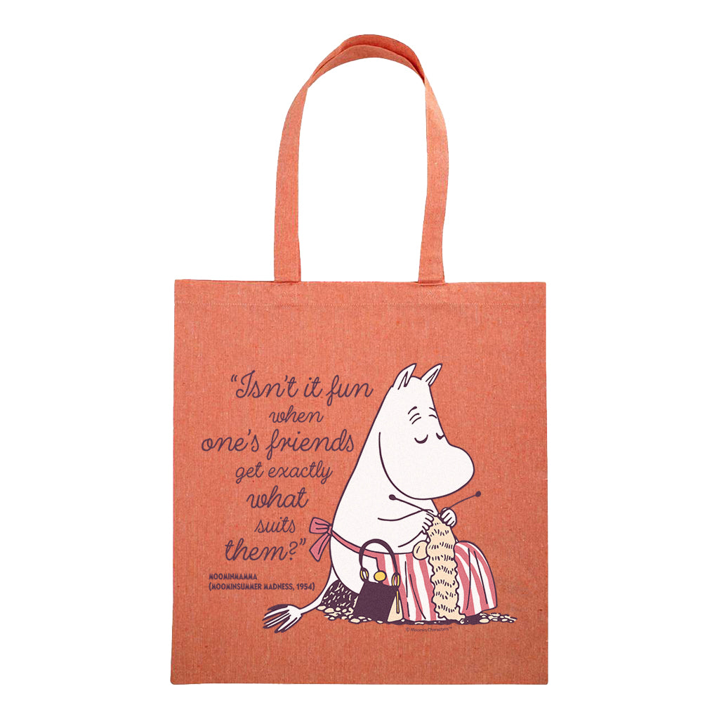 Moomin Isn&#39;t It Fun Moominsummer Madness Moominmamma Quote Tote Bag