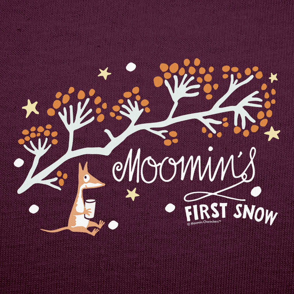 Moomin&#39;s First Snow Winter Creature Adult Sweatshirt