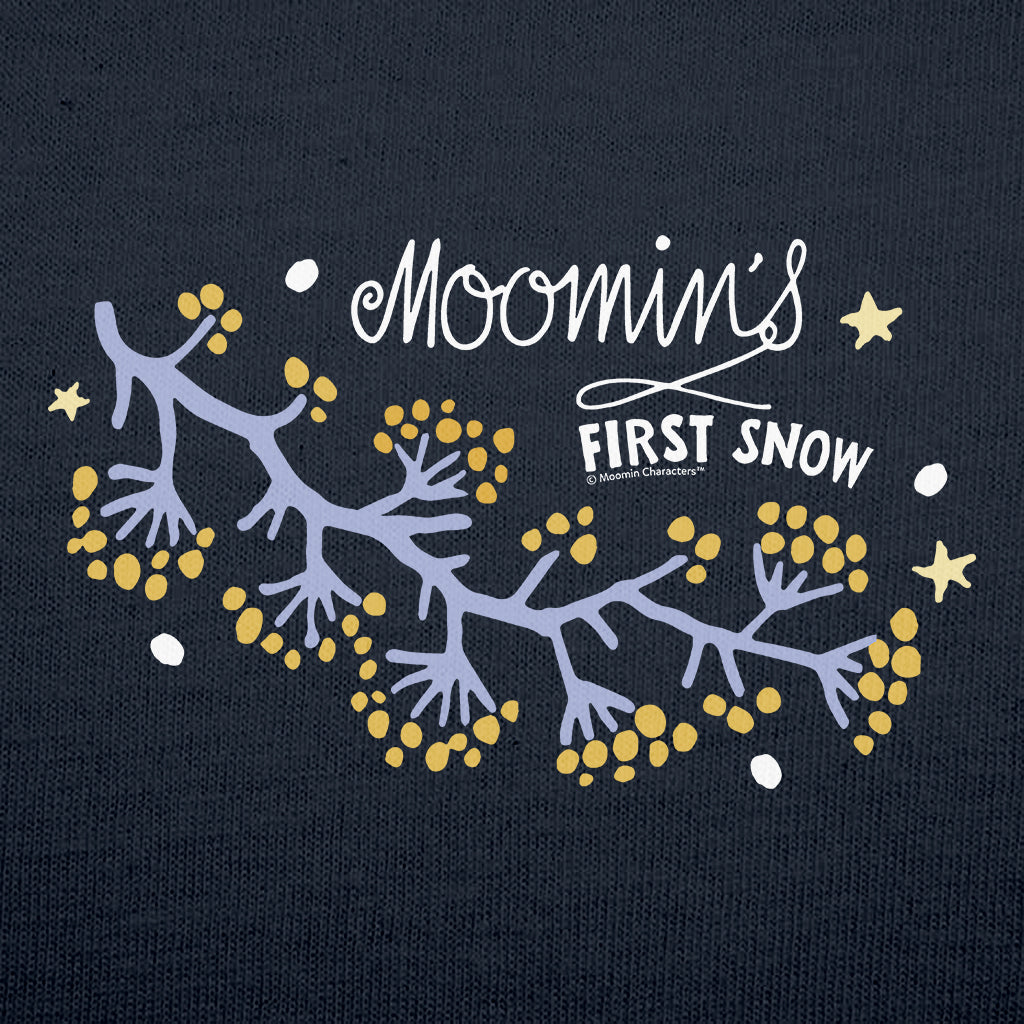 Moomin&#39;s First Snow Autumn Branches &amp; Stars Adult T-Shirt