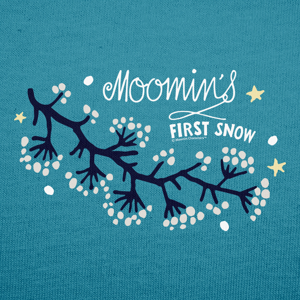 Moomin&#39;s First Snow Autumn Branches &amp; Stars Adult T-Shirt