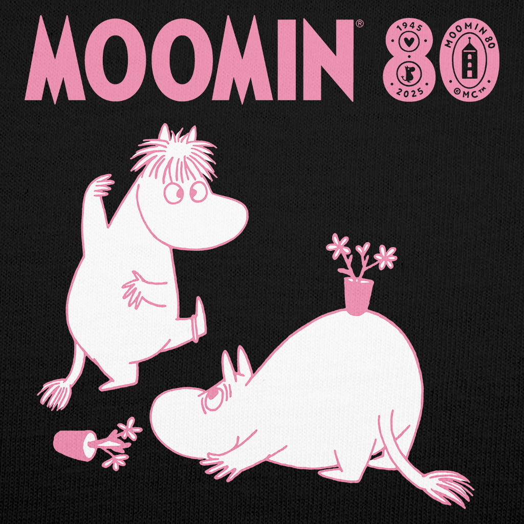 Moomin Moomintroll &amp; Snorkmaiden 80th Anniversary Adult T-Shirt