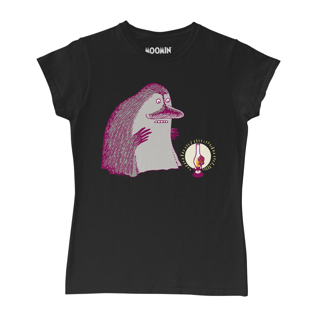 The Groke Spooky Lamp Light Women's T-Shirt | Moomin Shop US