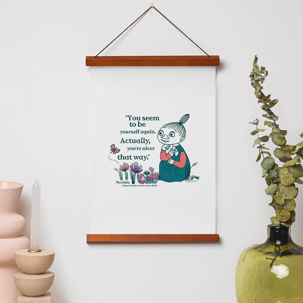 Moomin Yourself Again Mymble Quote Moominvalley Print