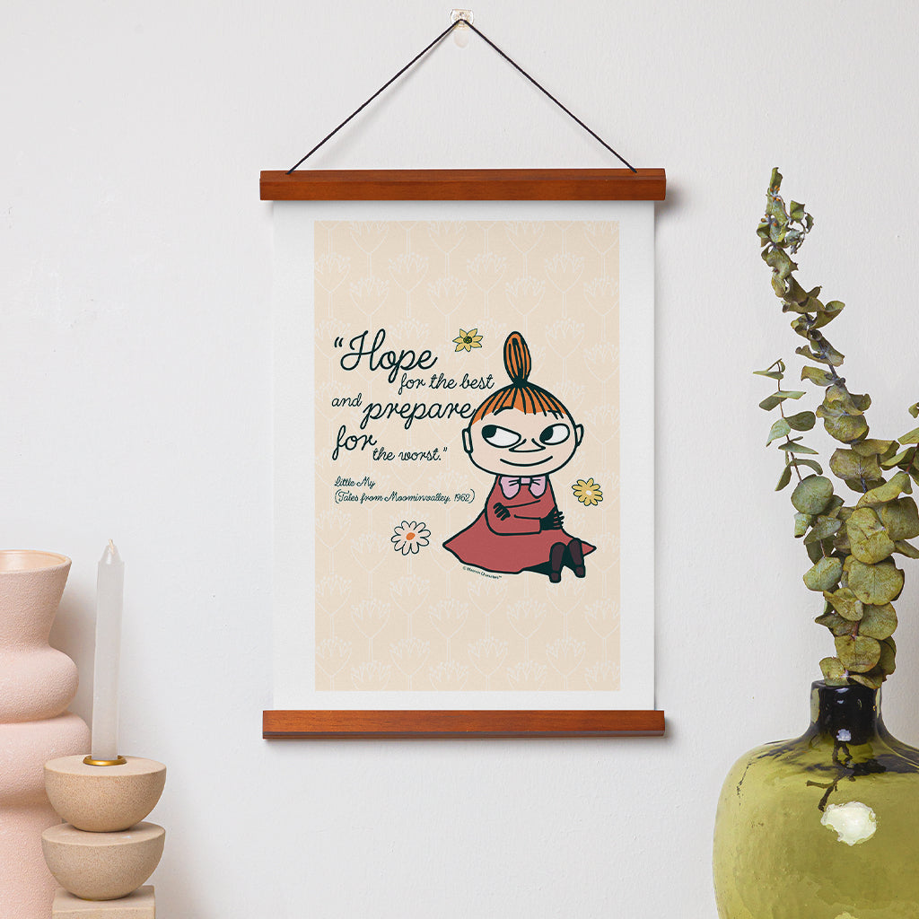 Moomin Hope Tales From Moominvalley Little My Quote Print