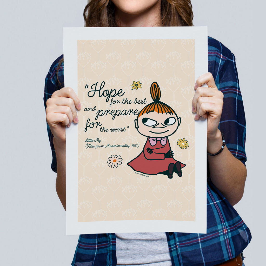 Moomin Hope Tales From Moominvalley Little My Quote Print