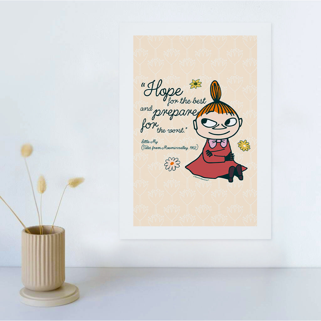 Moomin Hope Tales From Moominvalley Little My Quote Print