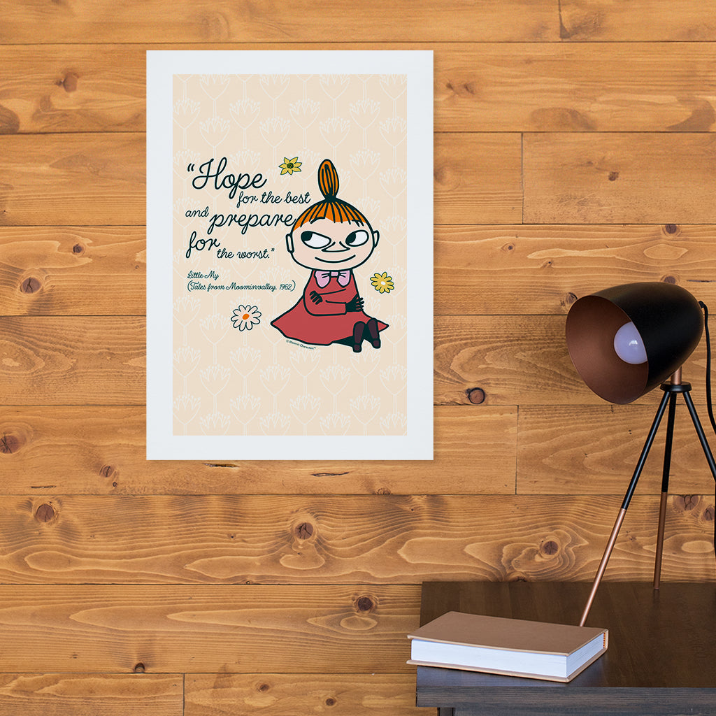 Moomin Hope Tales From Moominvalley Little My Quote Print