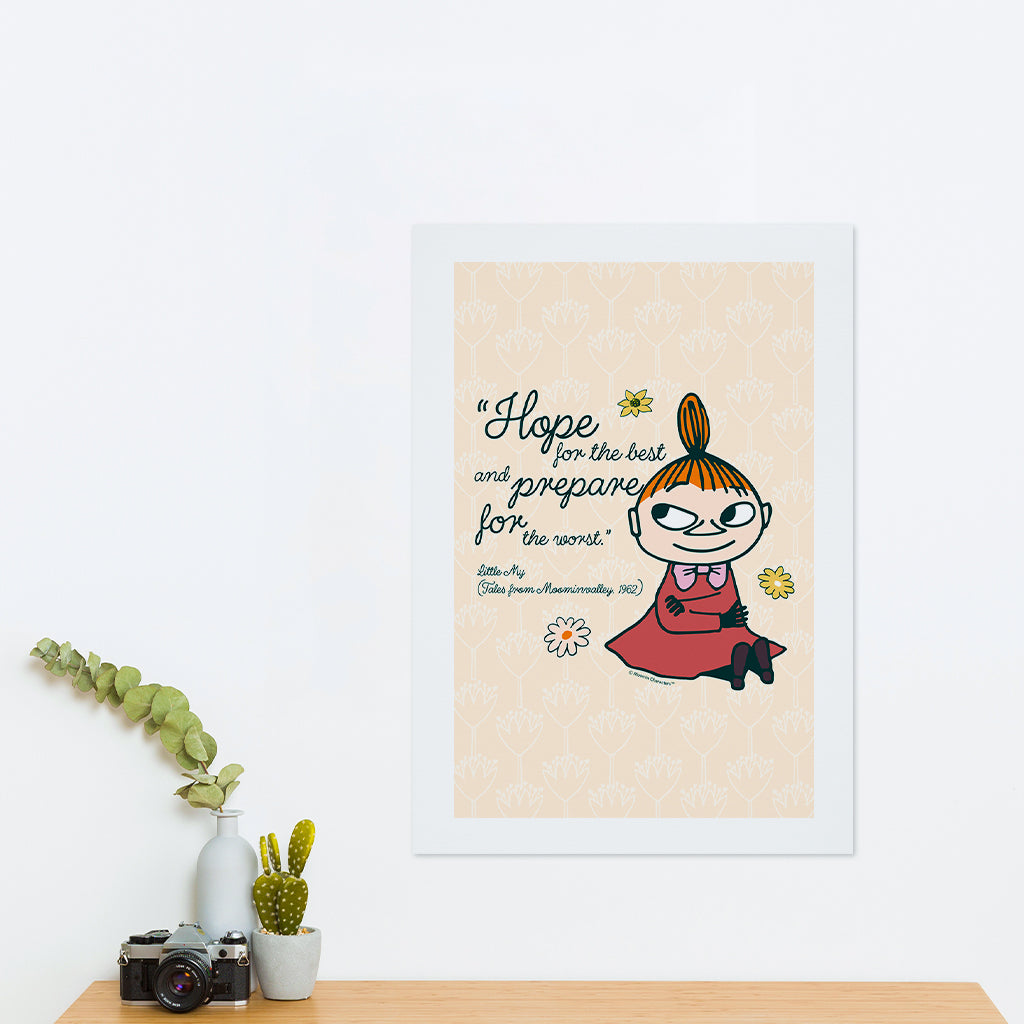 Moomin Hope Tales From Moominvalley Little My Quote Print