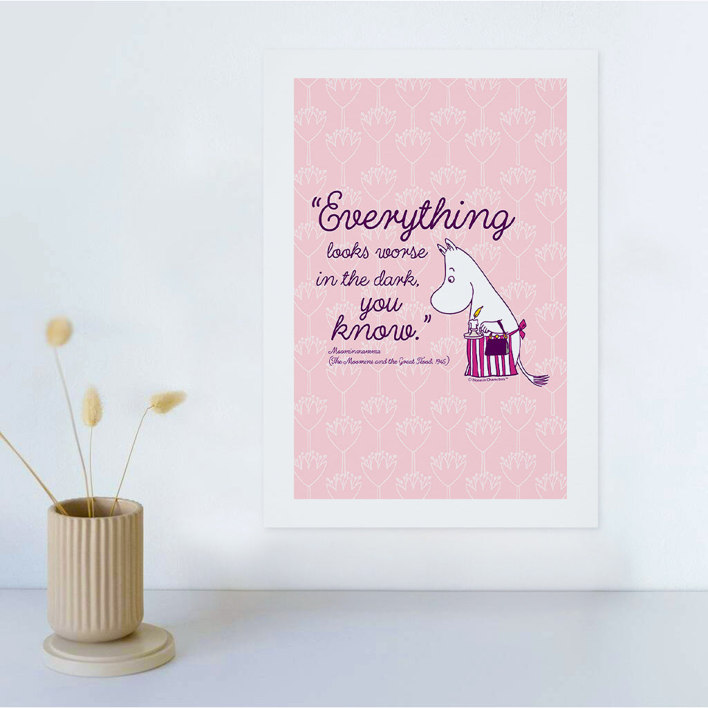 Moomin The Moomins And The Great Flood Moominmamma Quote Print