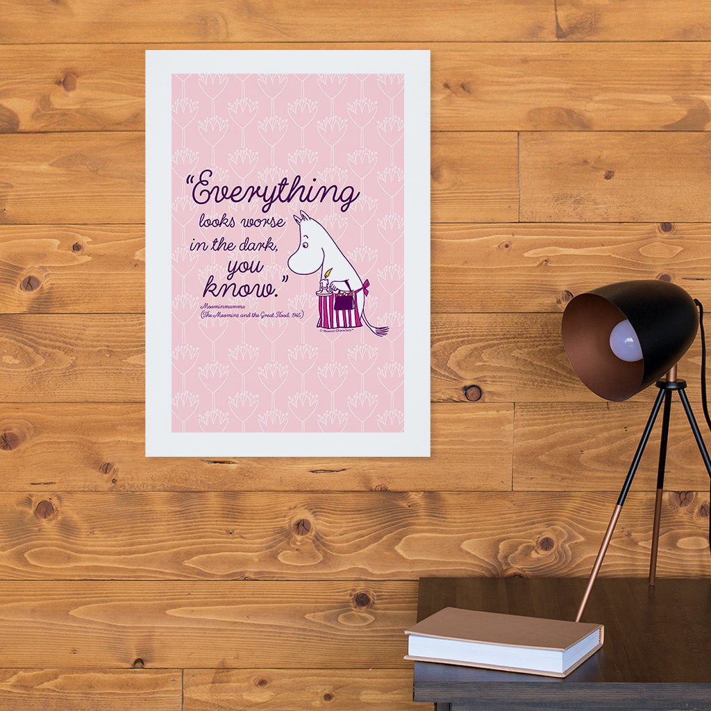 Moomin The Moomins And The Great Flood Moominmamma Quote Print