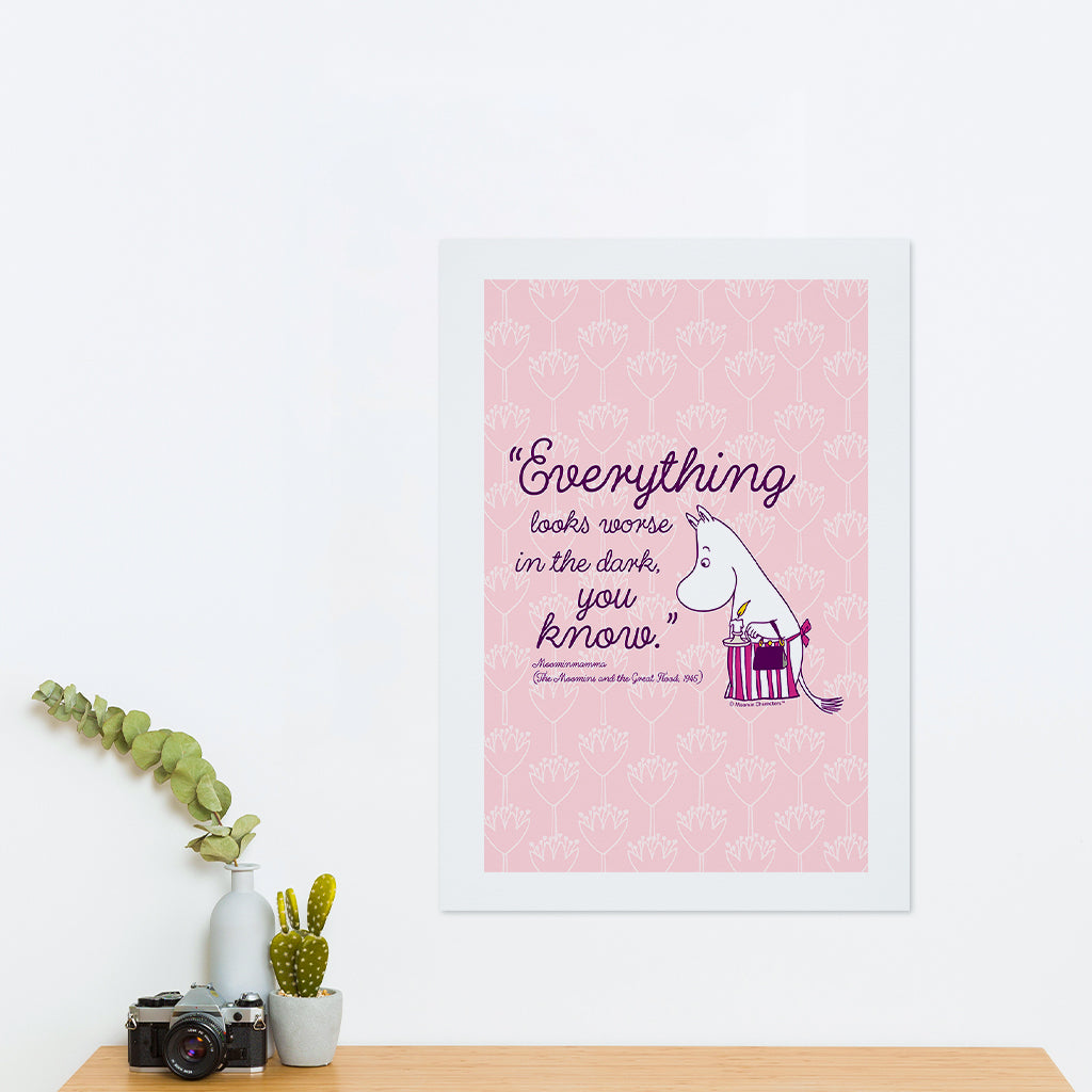 Moomin The Moomins And The Great Flood Moominmamma Quote Print