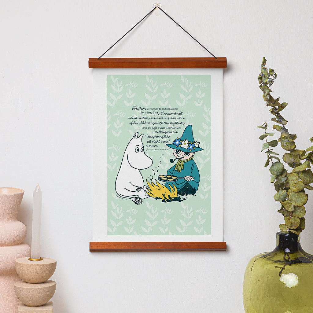 Moomin Everything&#39;ll Be Alright Moominsummer Madness Quote Print