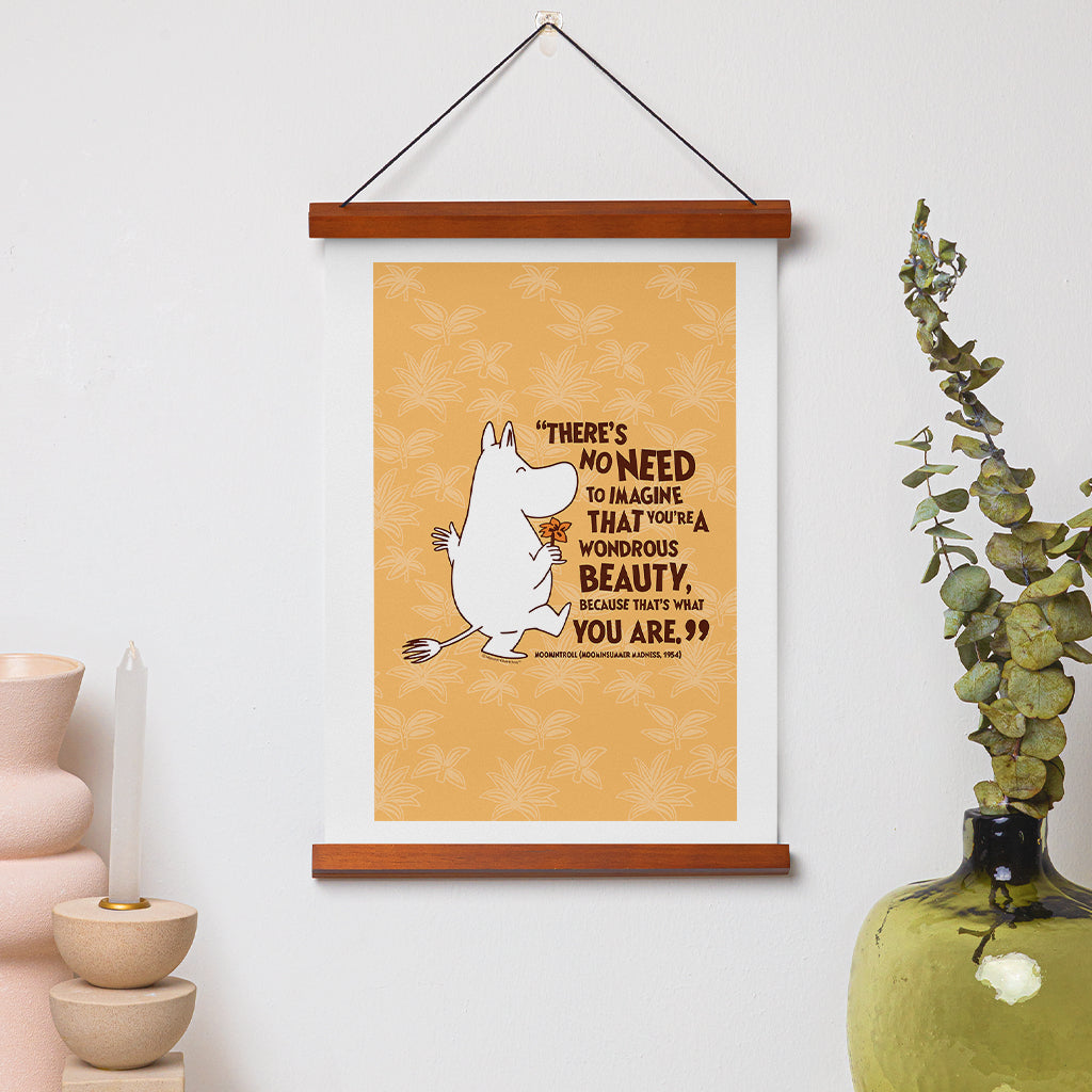 Moomin Beauty Moominsummer Madness Moomintroll Quote Print