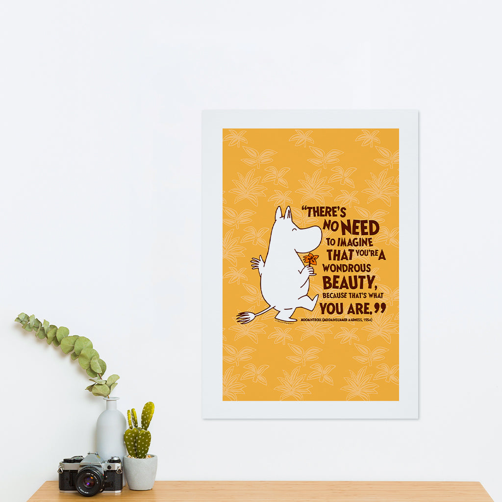 Moomin Beauty Moominsummer Madness Moomintroll Quote Print