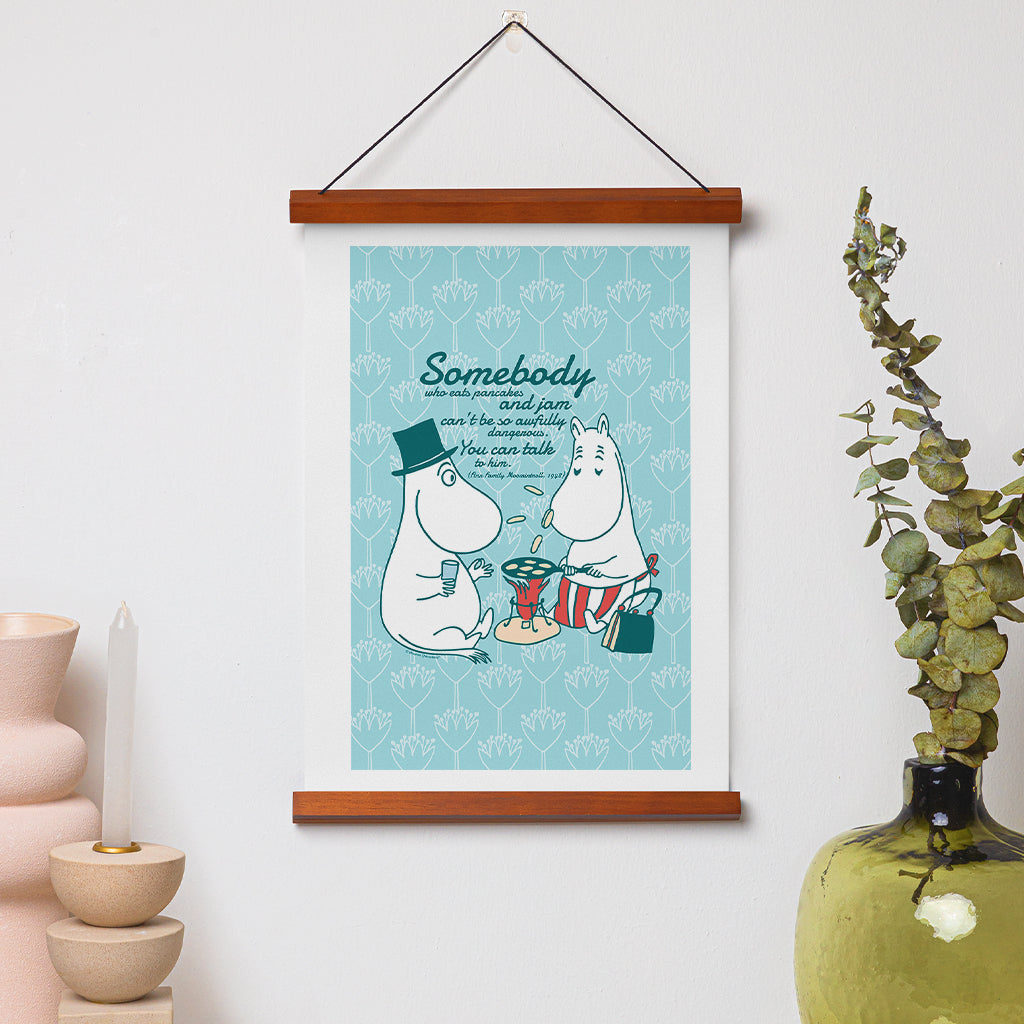 Moomin Pancakes And Jam Finn Family Moomintroll Quote Print