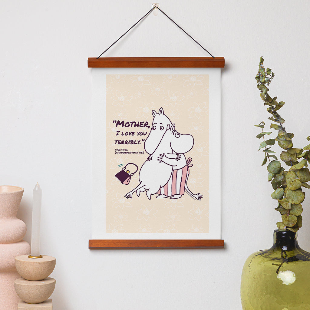 Moomin I Love You Moominland Midwinter Moomintroll Quote Print