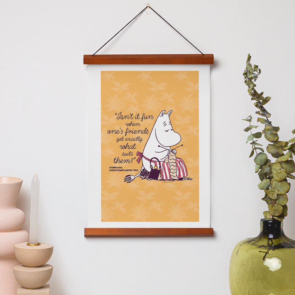 Moomin Isn&#39;t It Fun Moominsummer Madness Moominmamma Quote Print