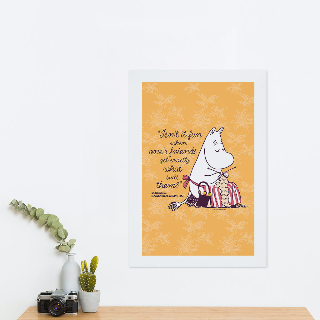 Moomin Isn&#39;t It Fun Moominsummer Madness Moominmamma Quote Print