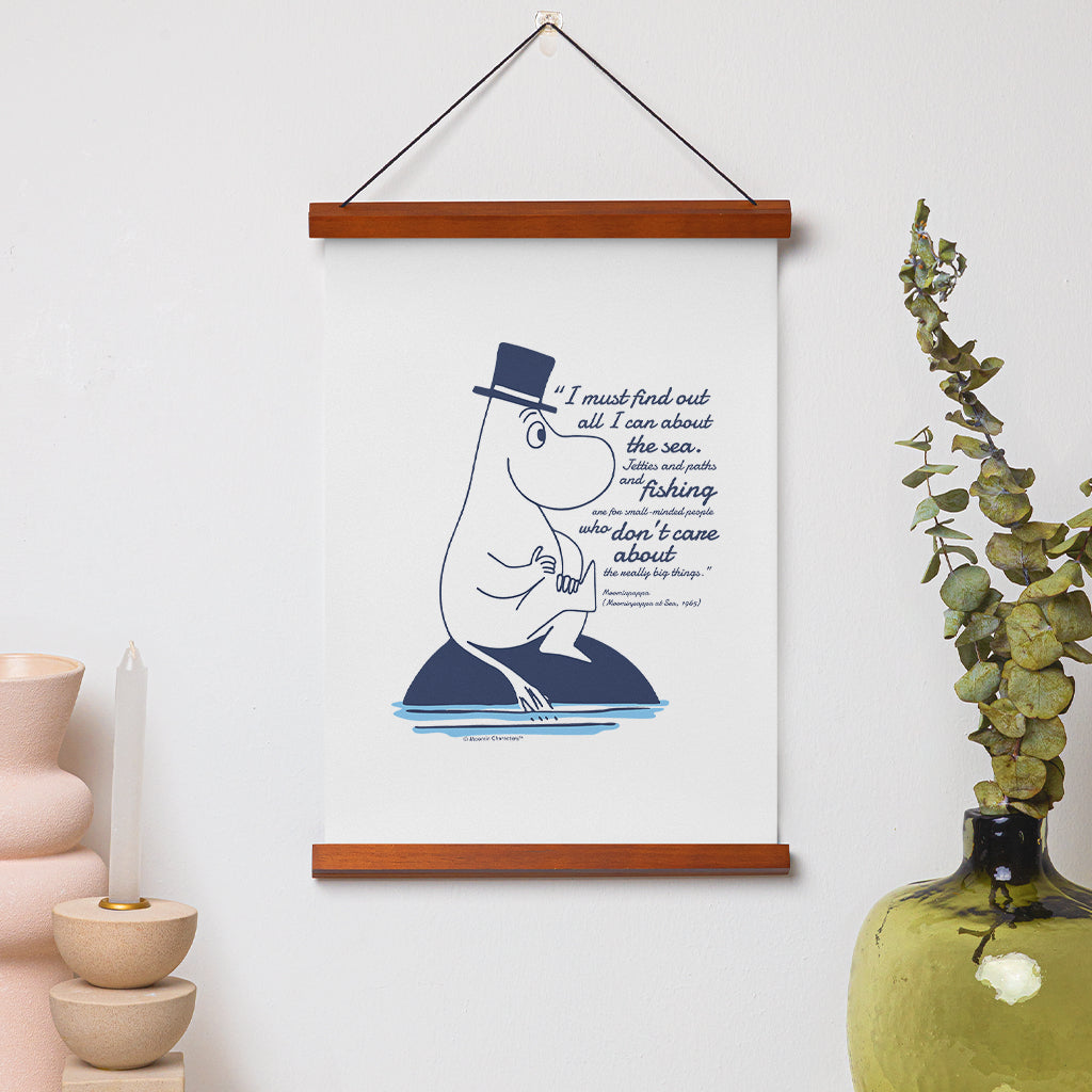 Moomin Really Big Things Moominpappa At Sea Quote Print