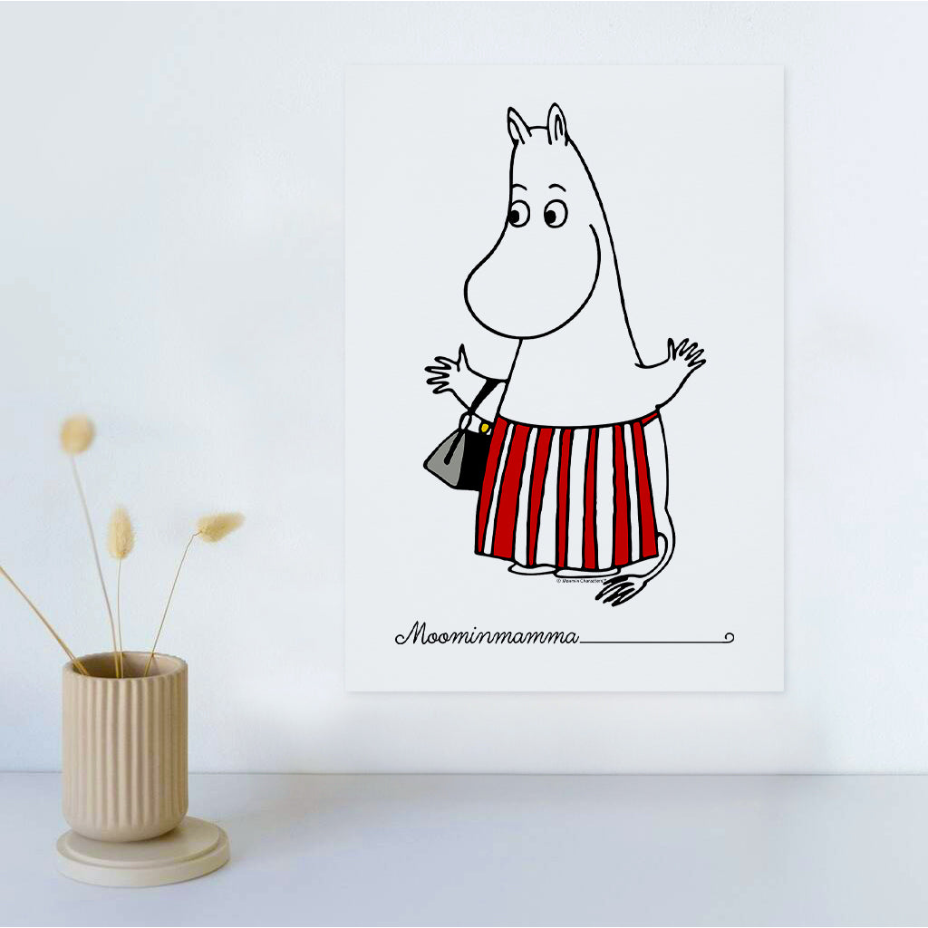 Moomin Moominmamma Waving Print