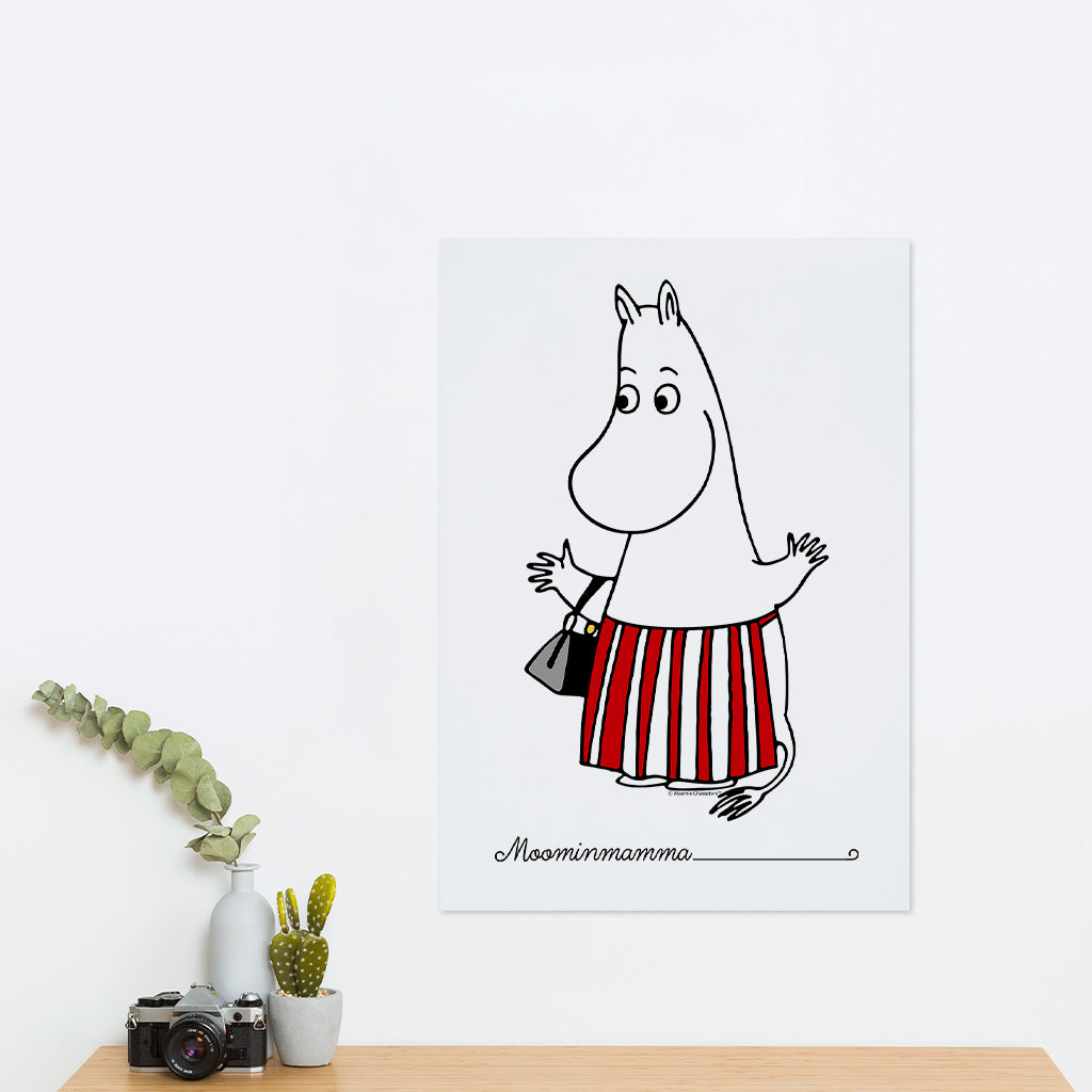 Moomin Moominmamma Waving Print