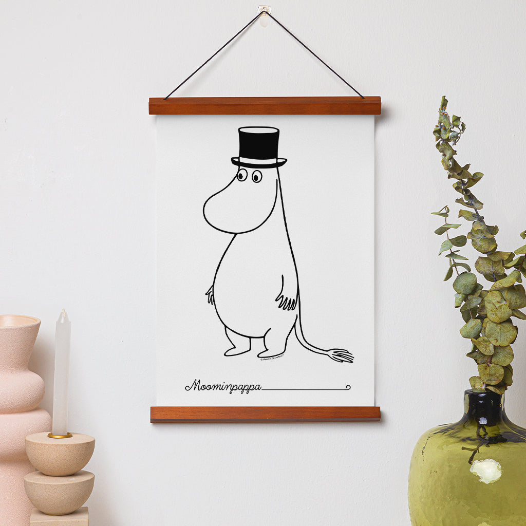 Moomin Moominpappa Standing Print