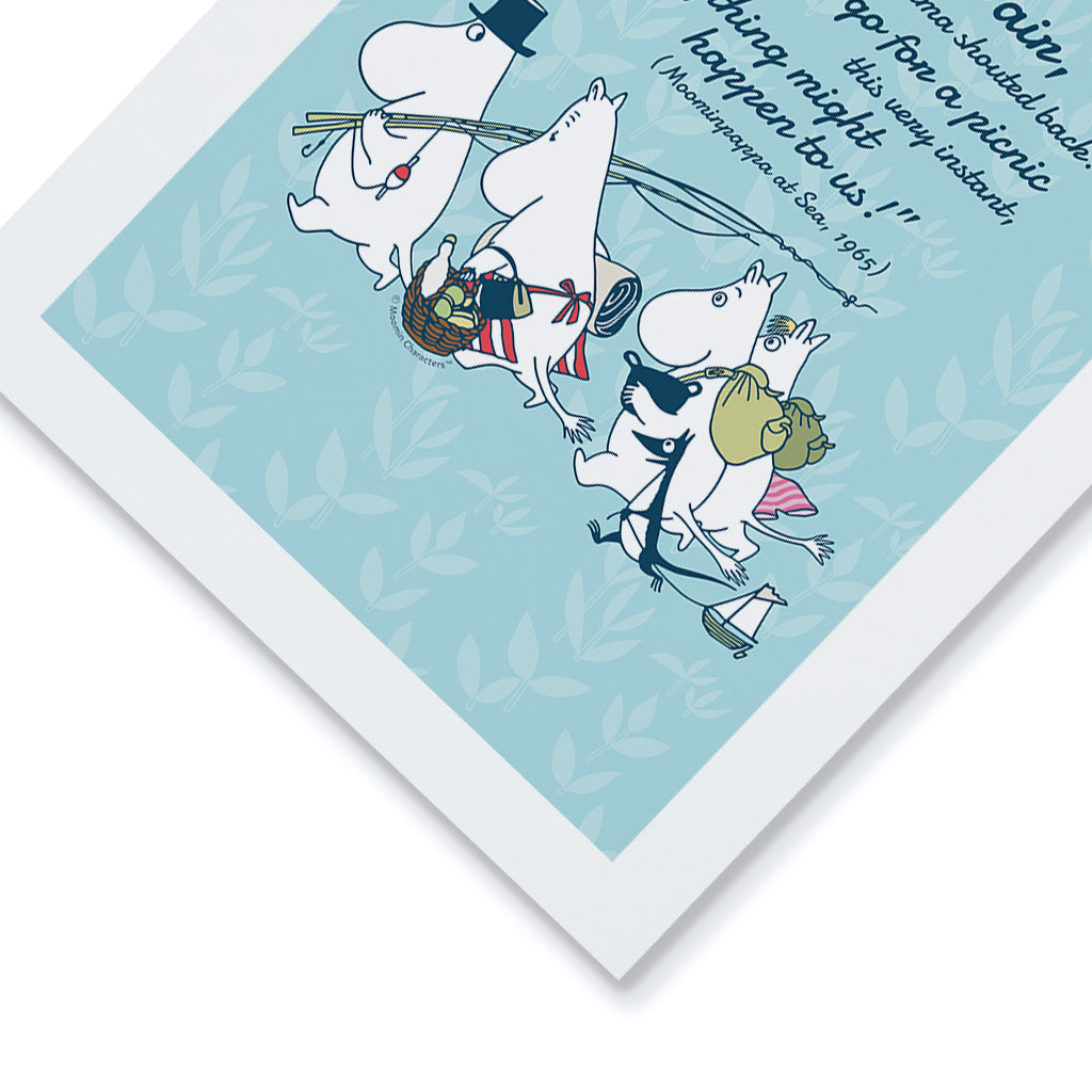 Moomin Danger In The Air Moominpappa At Sea Quote Print