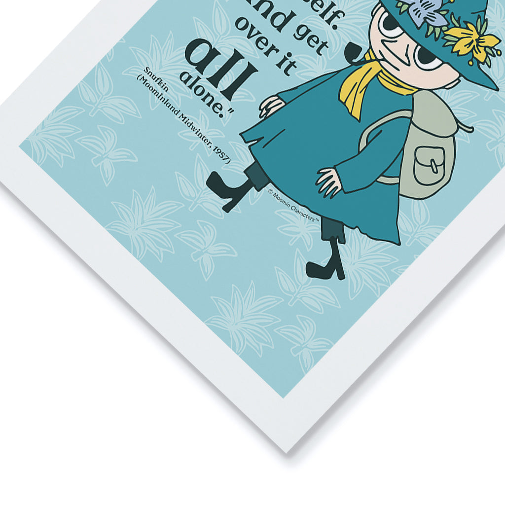 Moomin Discover Moominland Midwinter Snufkin Quote Print