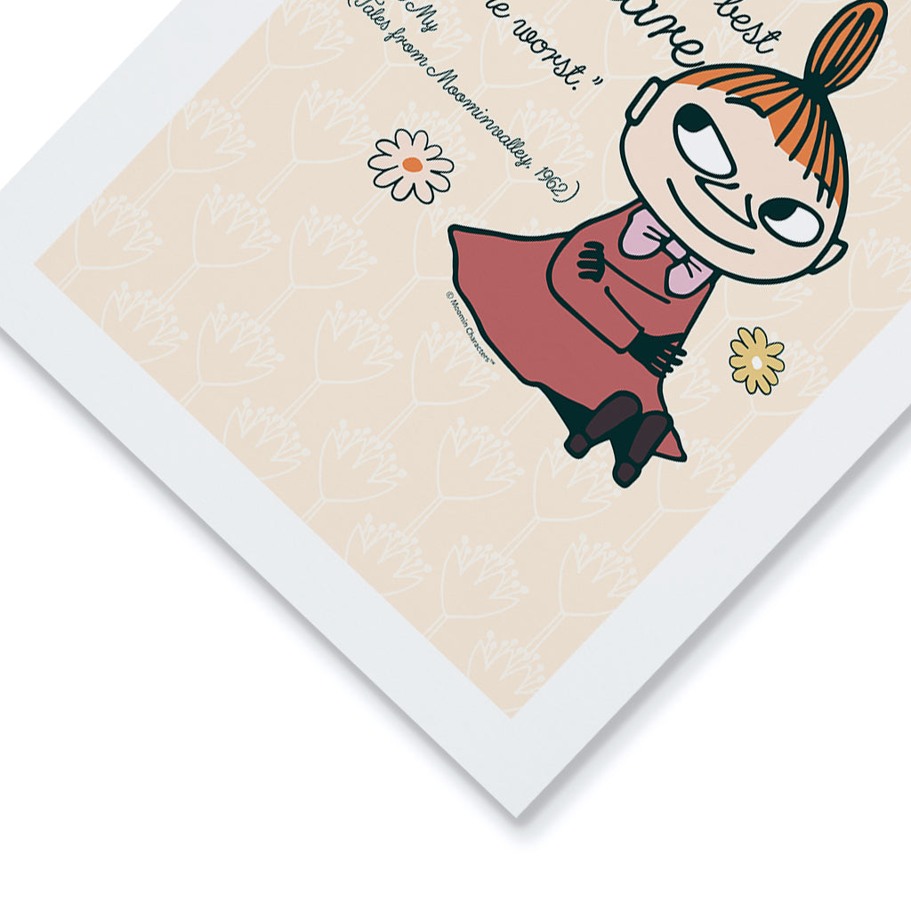 Moomin Hope Tales From Moominvalley Little My Quote Print