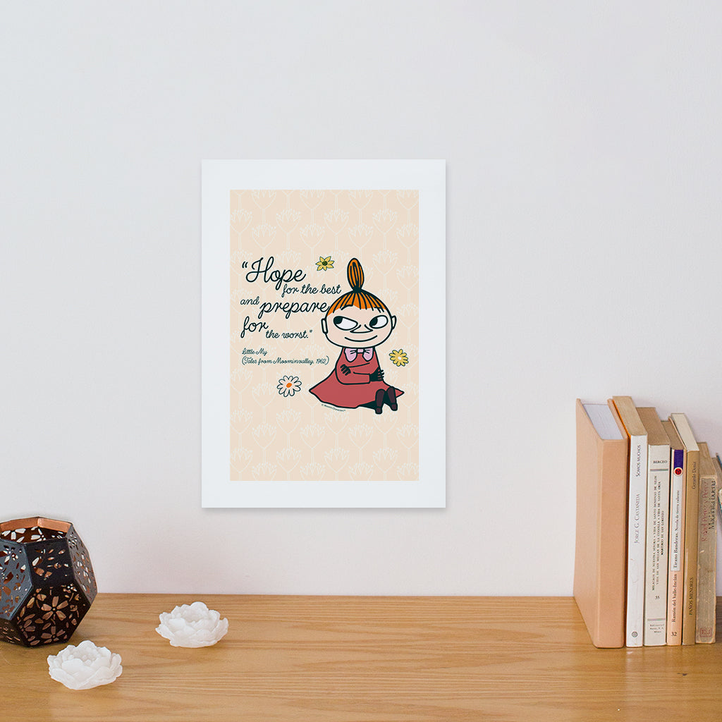 Moomin Hope Tales From Moominvalley Little My Quote Print