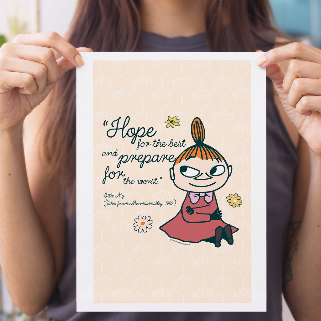 Moomin Hope Tales From Moominvalley Little My Quote Print