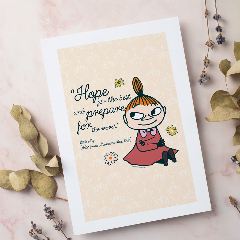 Moomin Hope Tales From Moominvalley Little My Quote Print | Moomin Shop US