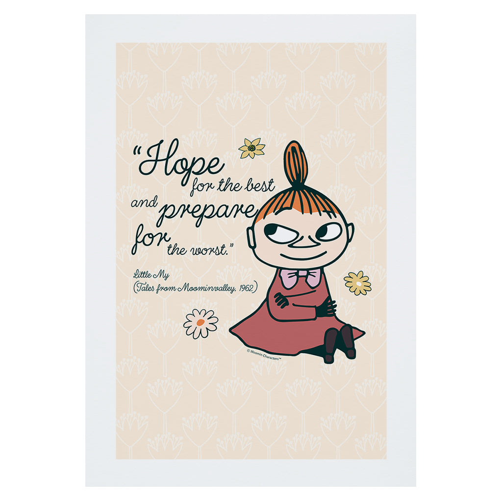 Moomin Hope Tales From Moominvalley Little My Quote Print