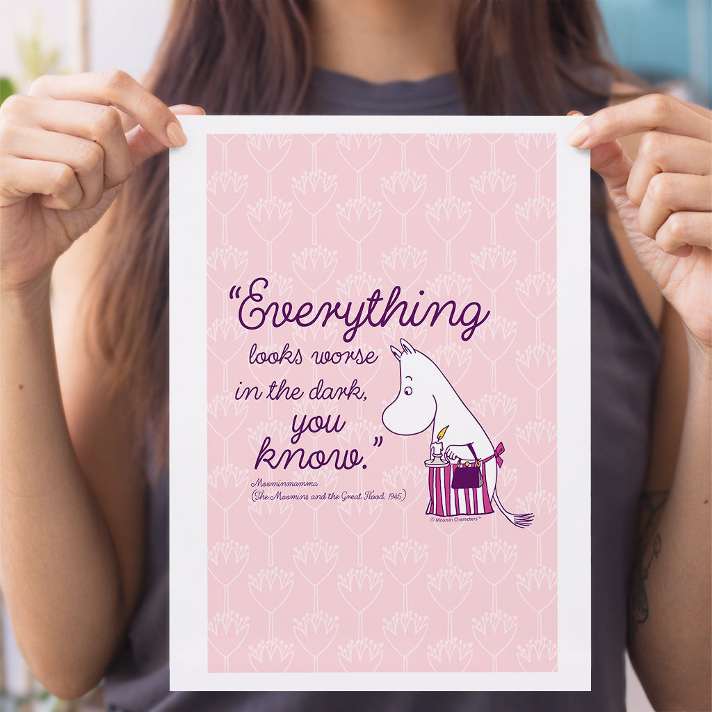 Moomin The Moomins And The Great Flood Moominmamma Quote Print