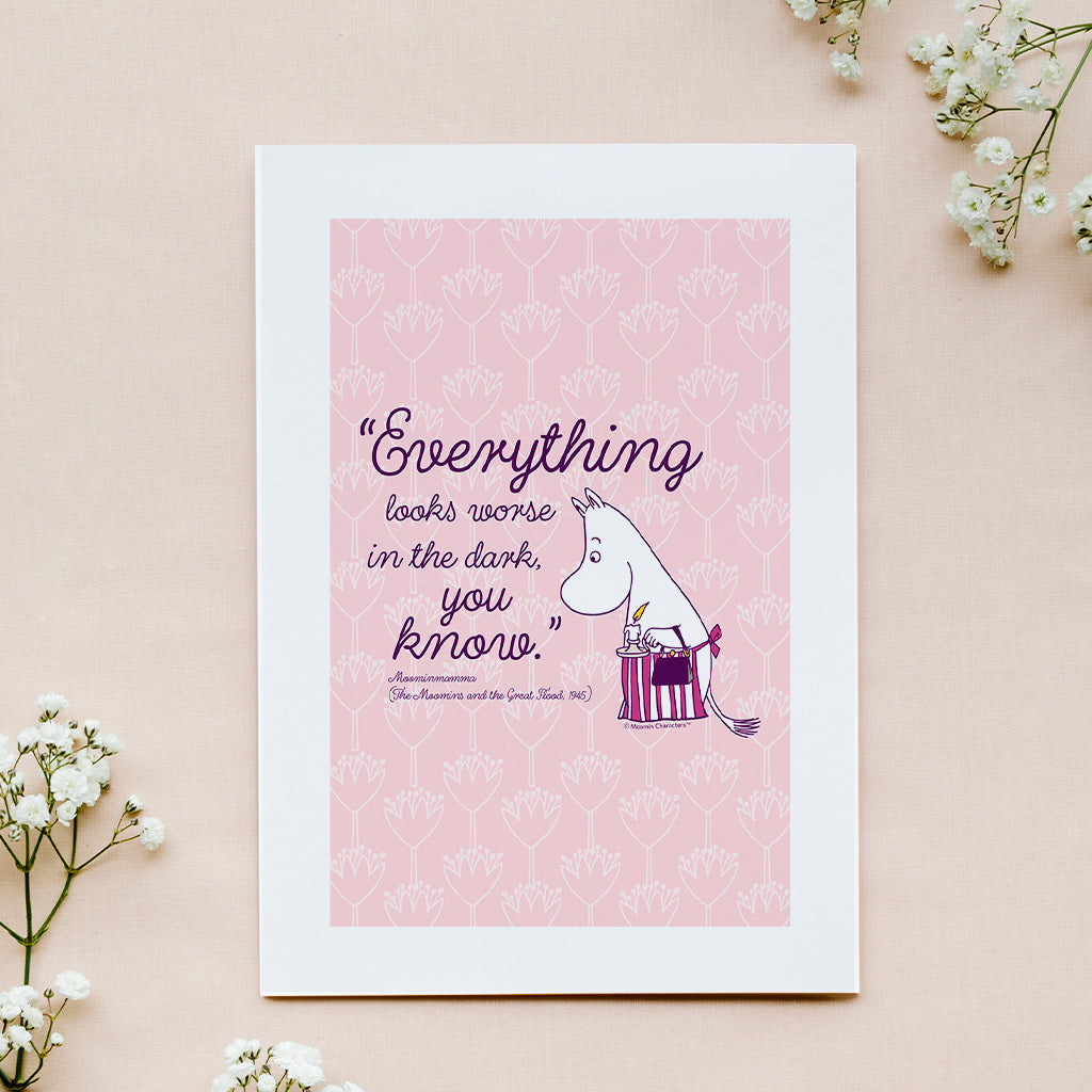 Moomin The Moomins And The Great Flood Moominmamma Quote Print