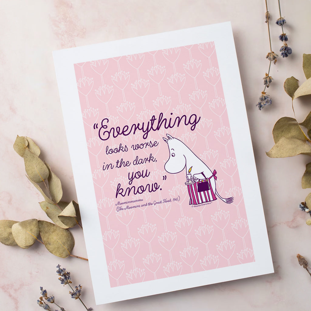 Moomin The Moomins And The Great Flood Moominmamma Quote Print