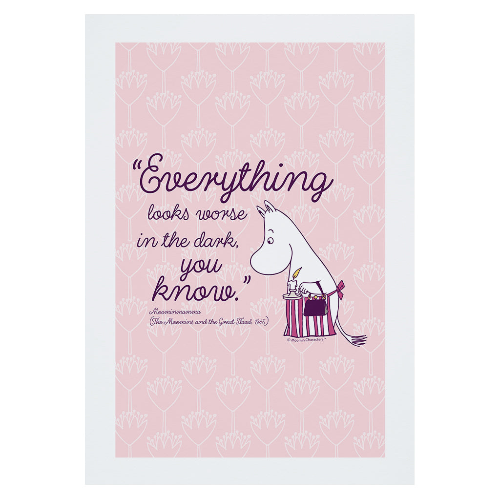 Moomin The Moomins And The Great Flood Moominmamma Quote Print