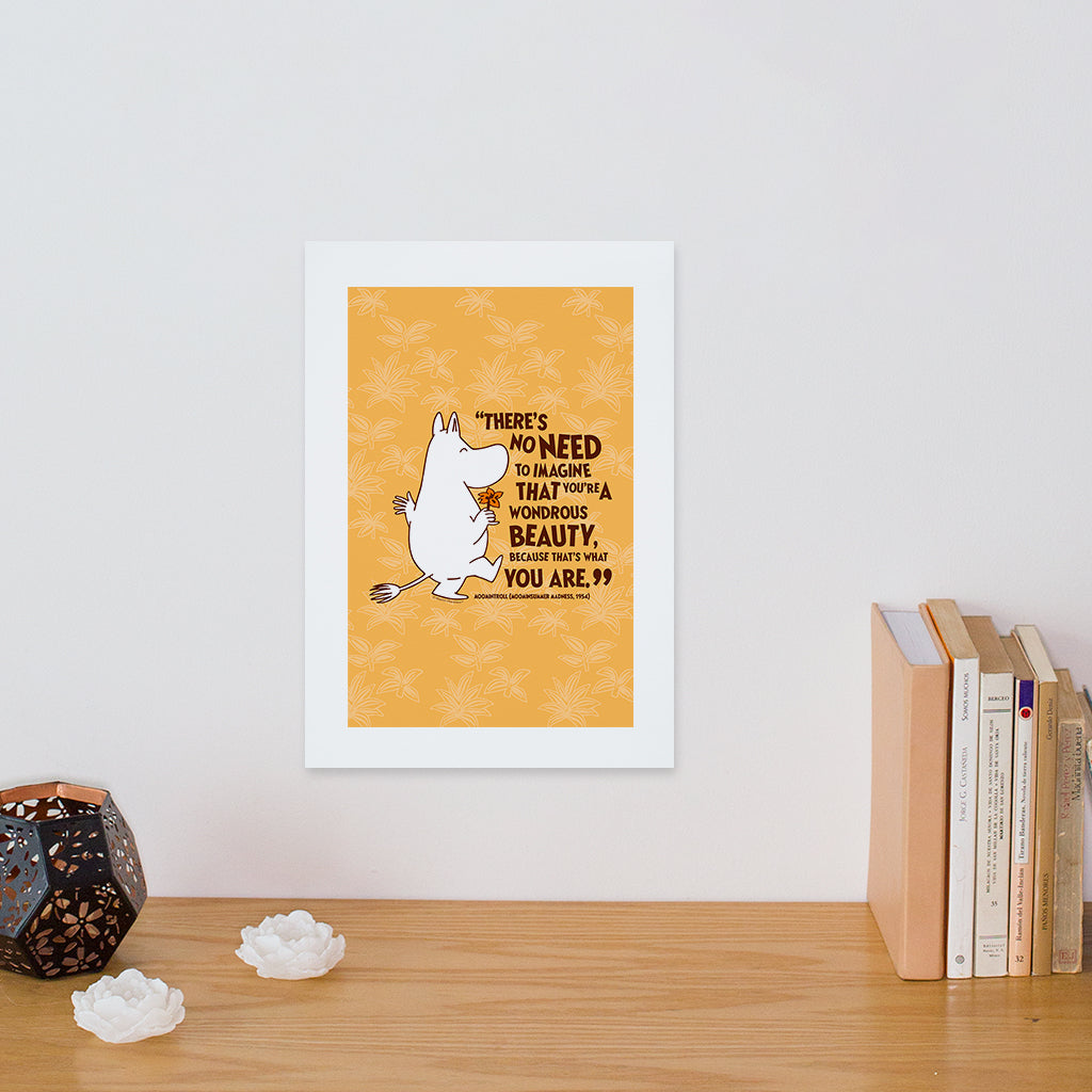 Moomin Beauty Moominsummer Madness Moomintroll Quote Print | Moomin Shop US