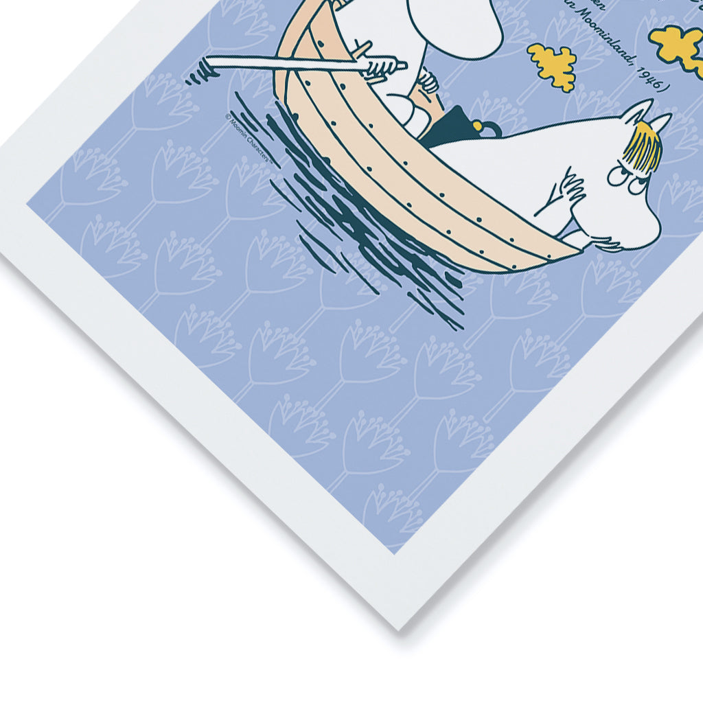 Moomin Save Your Life Comet In Moominland Snorkmaiden Quote Print