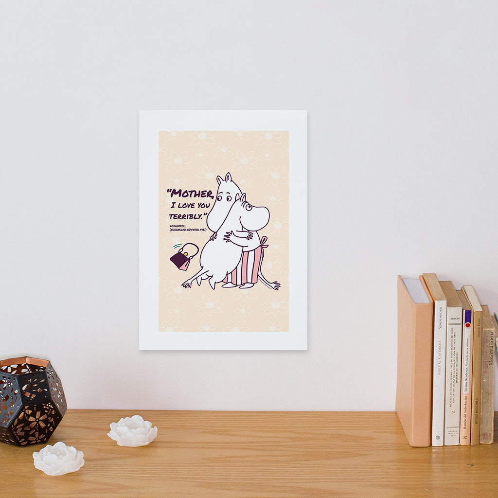 Moomin I Love You Moominland Midwinter Moomintroll Quote Print