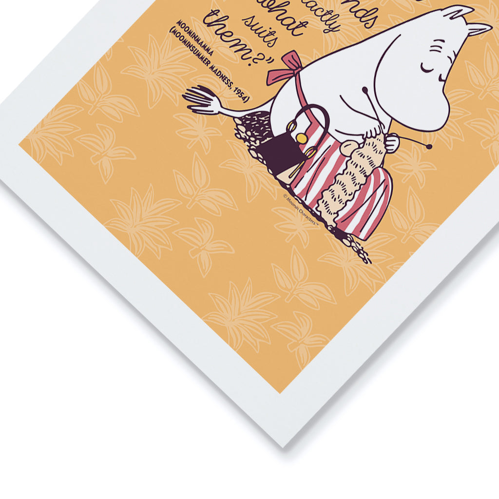 Moomin Isn&#39;t It Fun Moominsummer Madness Moominmamma Quote Print