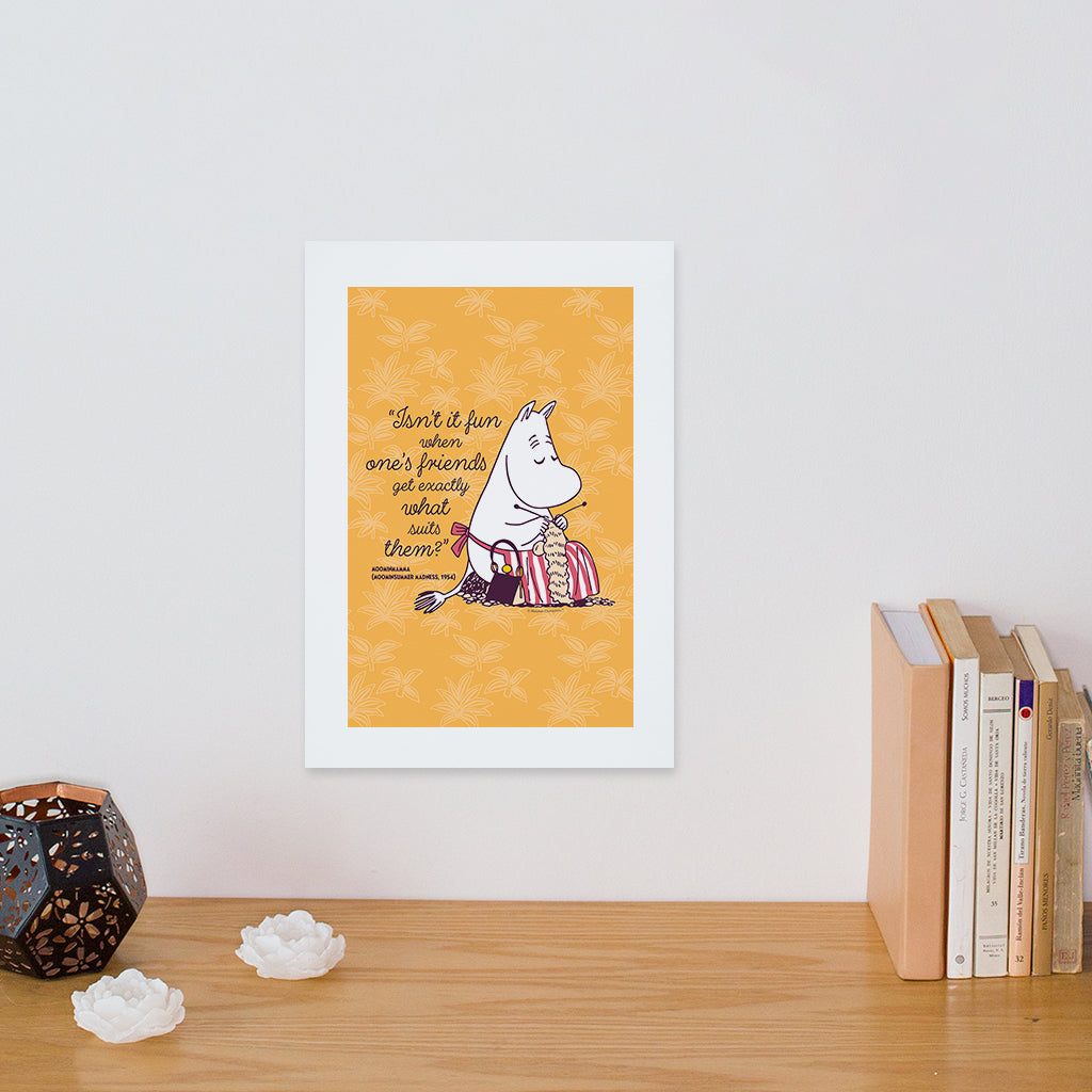 Moomin Isn&#39;t It Fun Moominsummer Madness Moominmamma Quote Print | Moomin Shop US