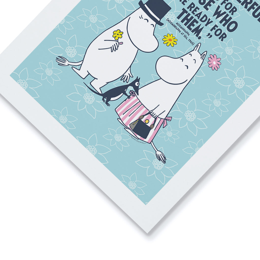 Moomin Great And Wonderful Things At Sea Moominpappa Quote Print